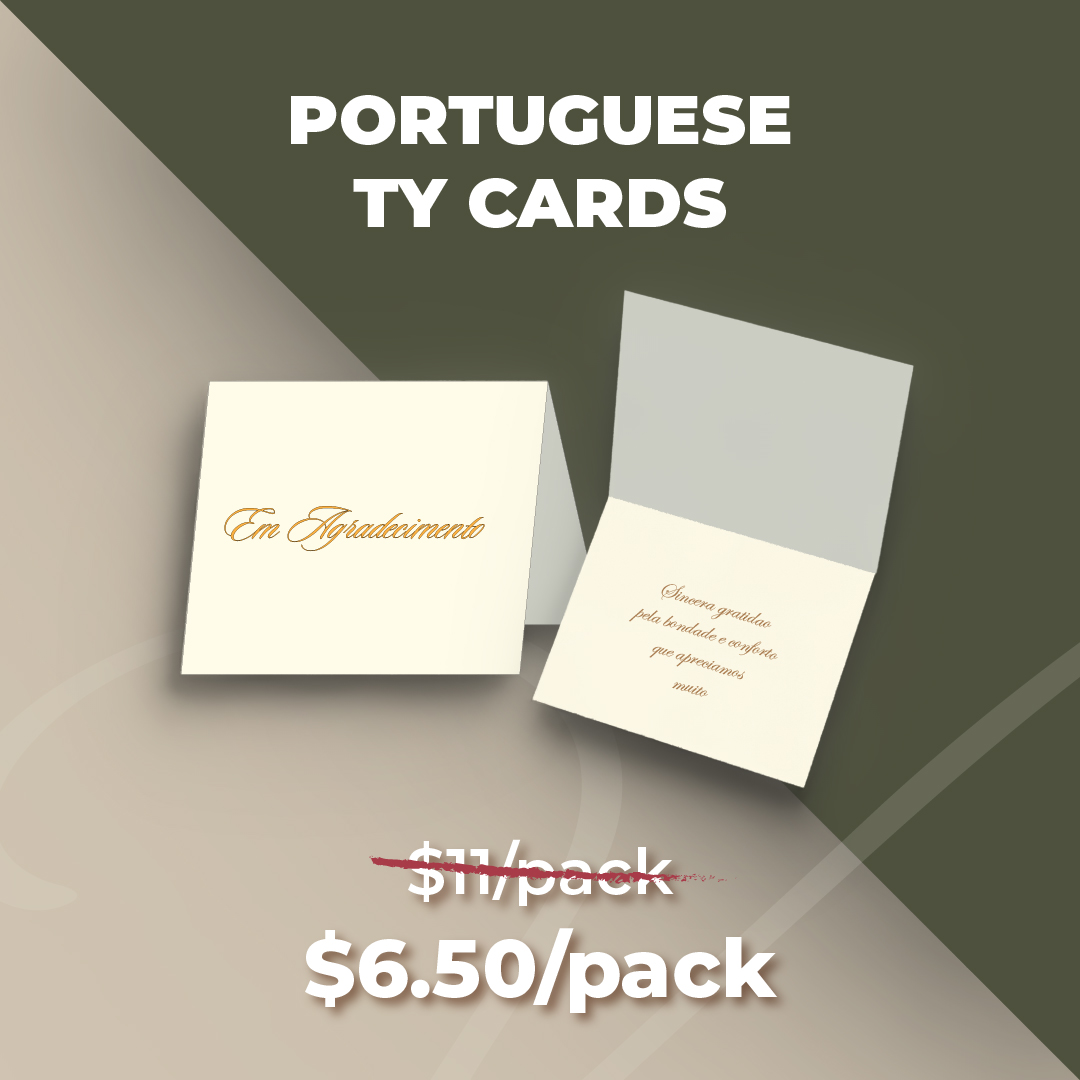 Portuguese TY Cards